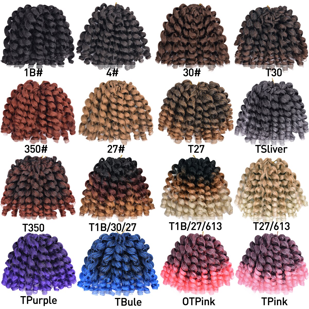 Trish Jumpy Wand Curl Crochet Hair