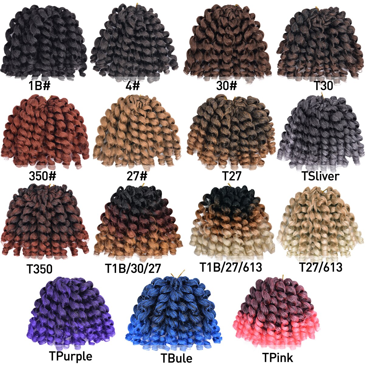 Trish Jamaican Bounce Curl Crochet Hair