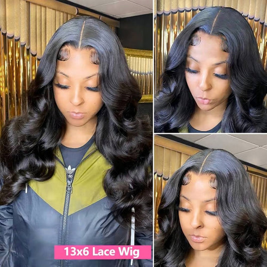 Body Wave 360 full frontal Bling wig