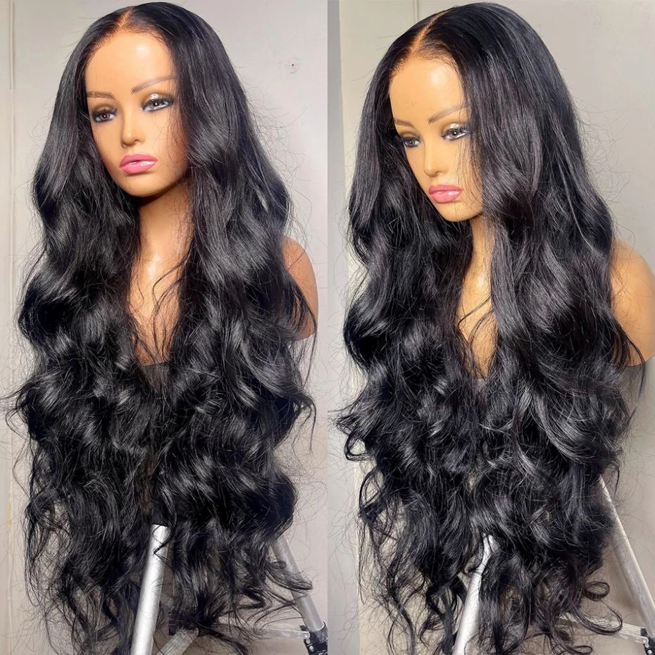 Body Wave Pre-plucked Lace frontal Brazilian HUMAN HAIR Wig