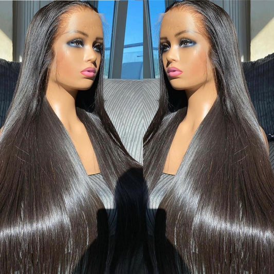 Trish Lace Front Bone Straight Brazilian Human Hair Wig