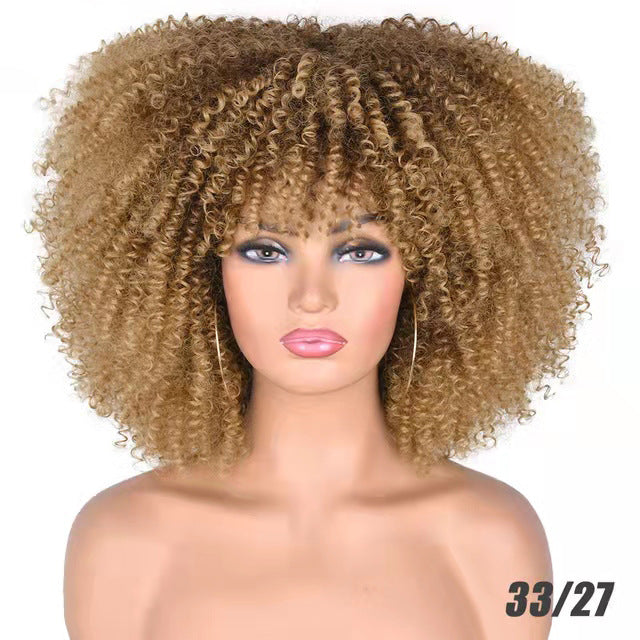 Curly Afro kinky Wig